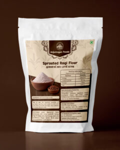 Sprouted Ragi Flour - Anjumugan Foods in Chennai